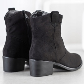 SHELOVET Botas de cowboy pretas preto 1