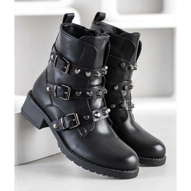 SHELOVET Trabalhadores calorosos com enfeites preto 2