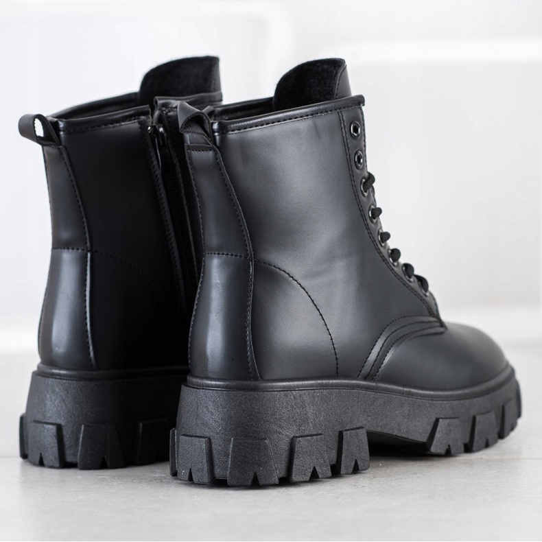 SHELOVET Botas na plataforma preto 1