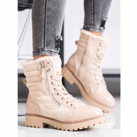 SHELOVET Trappers elegantes com aquecimento bege 1