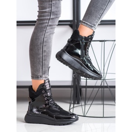 SHELOVET Botas esportivas com isolamento preto 1