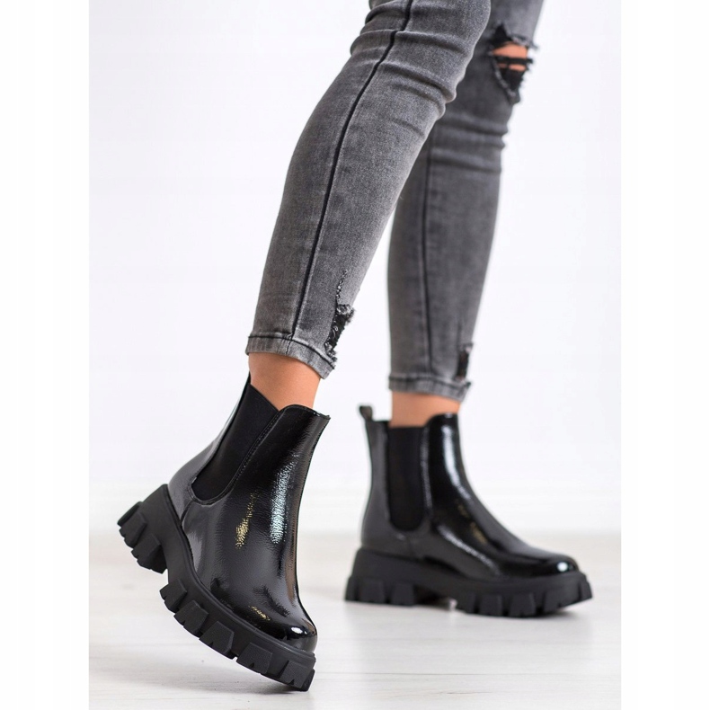 SHELOVET Chelsea Boots On Fashion Platform preto 2