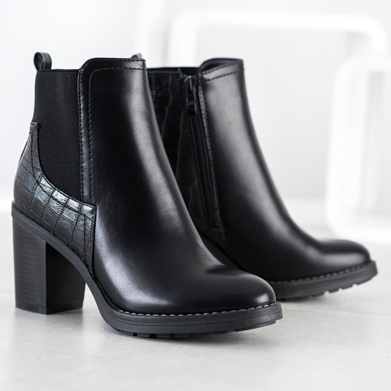 Super Me Botas clássicas com isolamento preto 2