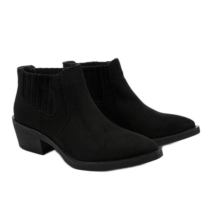 Botas de camurça Black Liking preto 2
