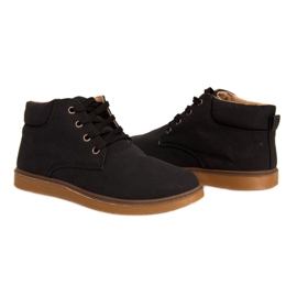 Botins masculinos quentes Sal Black 1306 preto 1