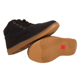 Botins masculinos quentes Sal Black 1306 preto 2