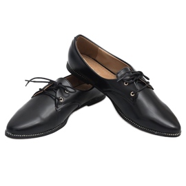Sapatos femininos clássicos elegantes Y439 pretos 2