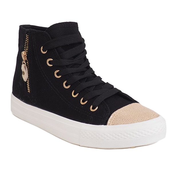 Tênis High Slider Hit Tênis H-11 Preto branco 2