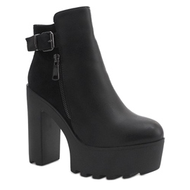 Botas quentes em um preto Post 979-GA 1 Botas quentes em um preto Post 979-GA 1