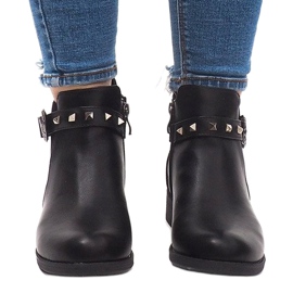 Botas Chelsea sólidas e isoladas CH-90 Black preto 2