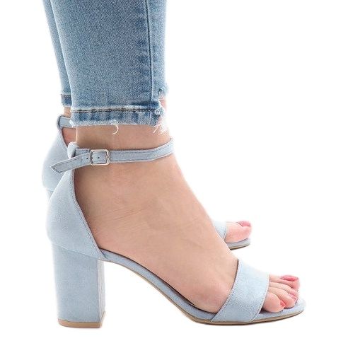 Sandálias de salto 5102 azuis azul 1