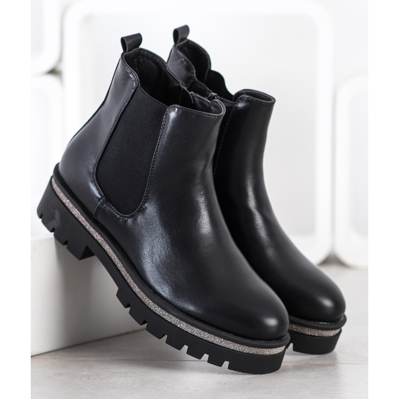 Sixth Sense Botas na plataforma preto 2