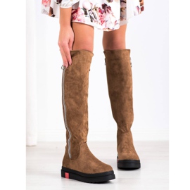Seastar Botas com salto marrom 1