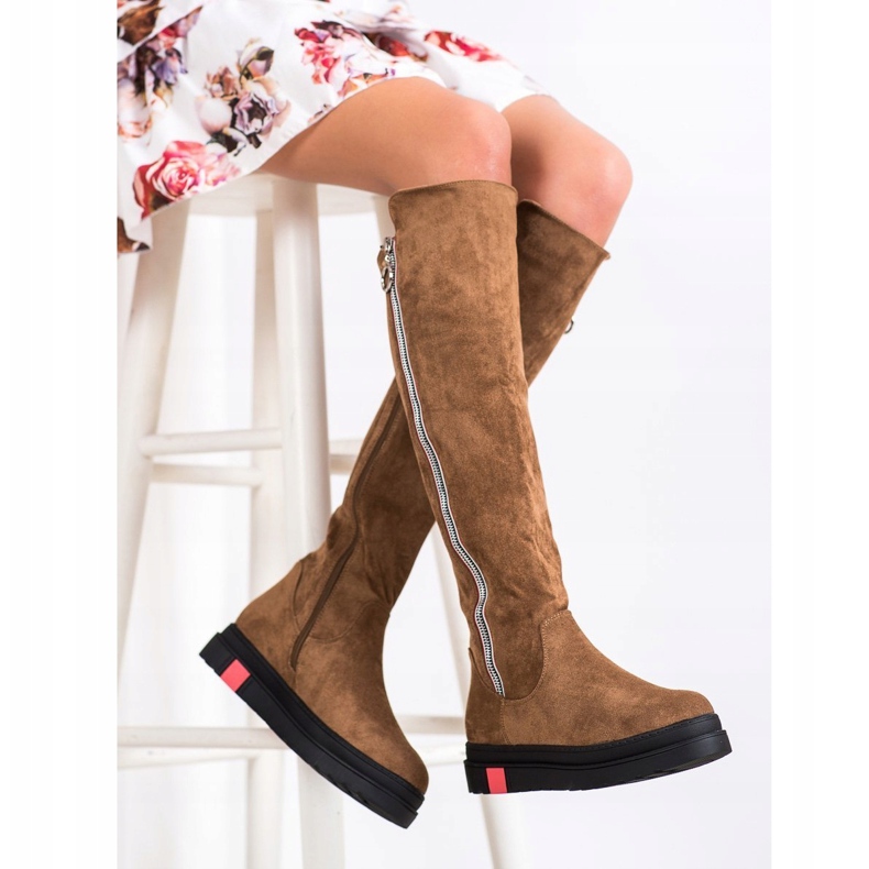 Seastar Botas com salto marrom 2
