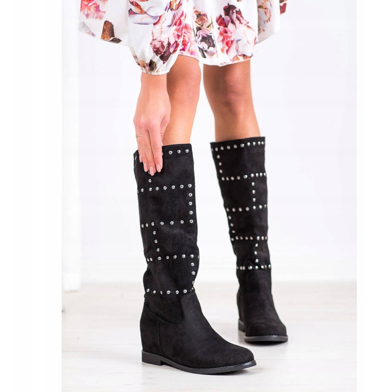 Seastar Botas de cunha preto 1 Seastar Botas de cunha preto 1