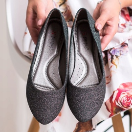 Seastar Bailarinas de purpurina prata cinza 2