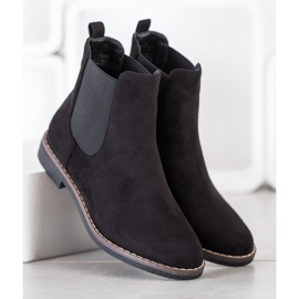 SHELOVET Botas pretas chelsea preto 1