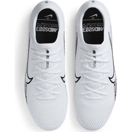 Chuteira Nike Mercurial Vapor 13 Pro Mds Ic CJ1302 110 de futebol branco branco 1