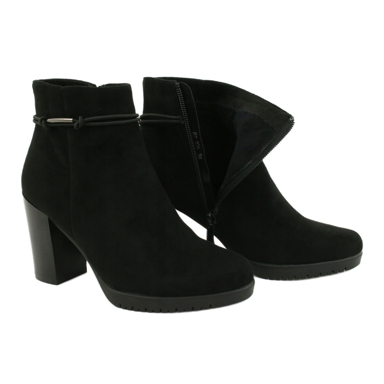 Botas de camurça pretas Sergio Leone BT306 preto 6