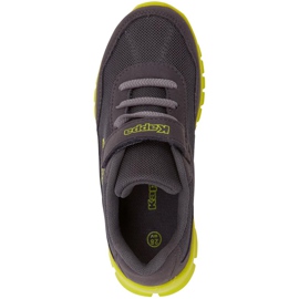 Kappa Follow Bc K calçados infantis cinza-limão 260634K 1633 1