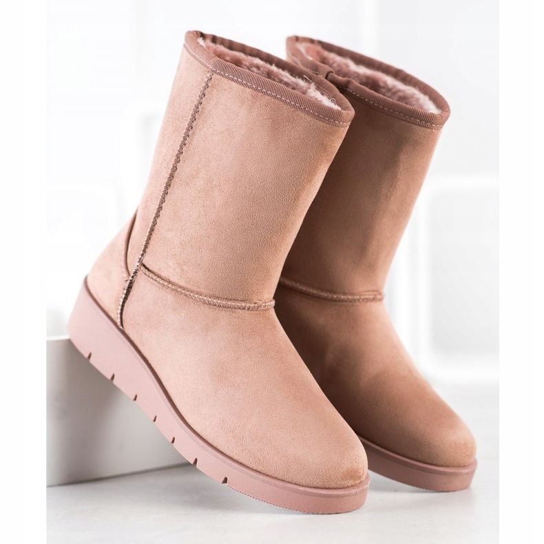 Kylie High Mukluki bege 1