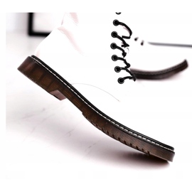 Evento Botas femininas, botas brancas envernizadas 20BT35-3001 branco 1