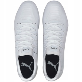 Botas de futebol Puma King Platinum Fg Ag branco 105606 03 1