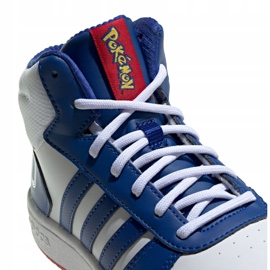 Sapatos Adidas Hoops Mid 2.0 Jr FW3167 branco azul 2