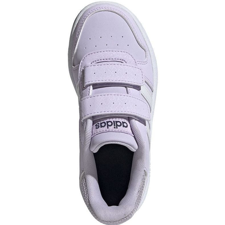 Sapatos infantis Adidas Hoops 2.0 Cmf roxo claro EG3771 tolet 1