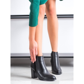 Cm Paris Botas elegantes de couro ecológico preto 1