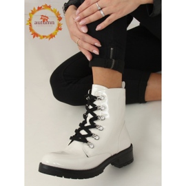 Botas envernizadas Ecru 7982-PA Branco crua 1 Botas envernizadas Ecru 7982-PA Branco crua 1