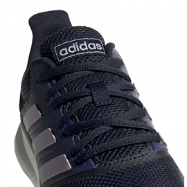 Sapatos femininos Adidas Runfalcon azul marinho e rosa EG8626 roxo azul-marinho 4