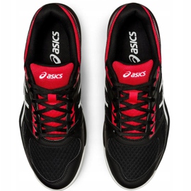Tênis Asics Upcourt 4 preto-vermelho 1071A053 002 masculino para vôlei multicolorido 1