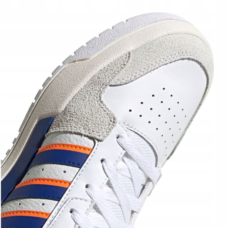 Sapatos Adidas Entrap Mid M FW3454 branco azul laranja 1