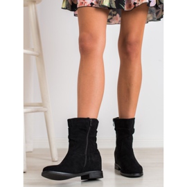 Queentina Botas com cano largo preto 2