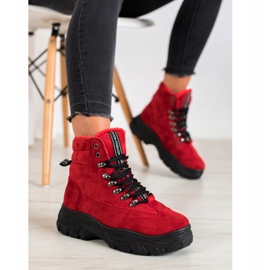 SHELOVET Red Fashion Trappers vermelho 1