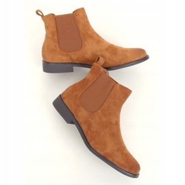 Botas Camel 8310 Camel femininas do Chelsea castanho multicolorido 1