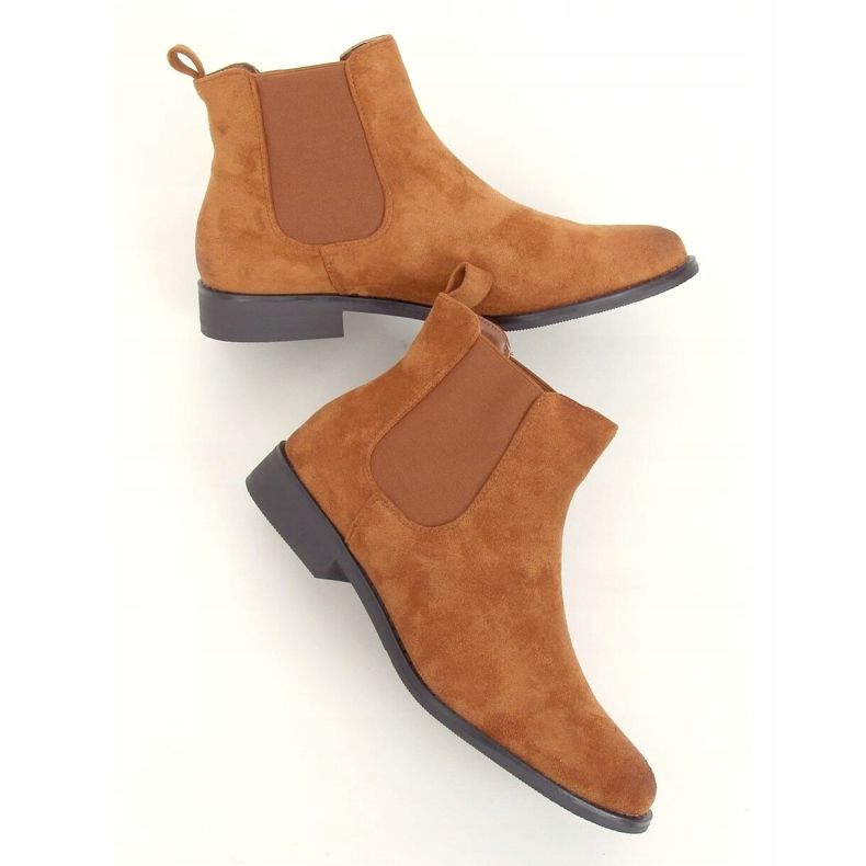 Botas Camel 8310 Camel femininas do Chelsea castanho multicolorido 1