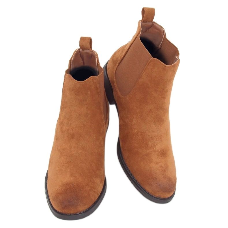 Botas Camel 8310 Camel femininas do Chelsea marrom multicolorido 2