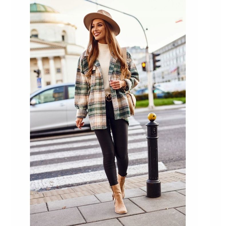 MSMG Botas femininas com salto camurça bege anabelle 2