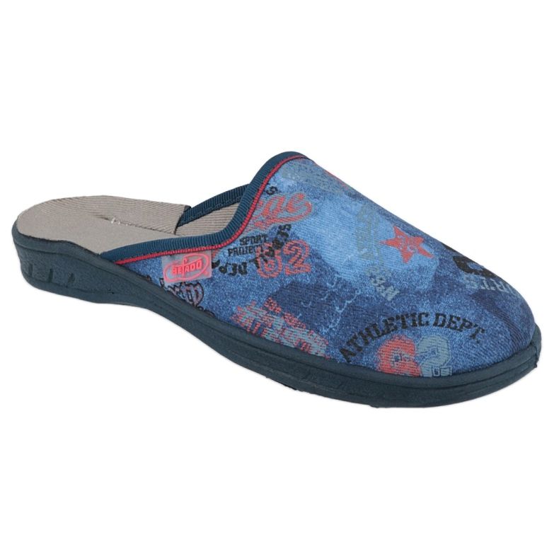 Calçados infantis coloridos Befado 707Y415 vermelho azul 1