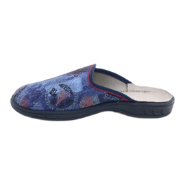 Calçados infantis coloridos Befado 707Y415 vermelho azul 2