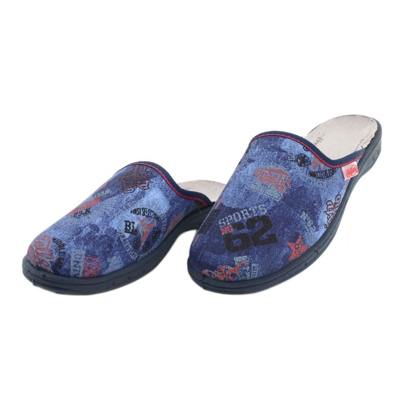 Calçados infantis coloridos Befado 707Y415 vermelho azul 3