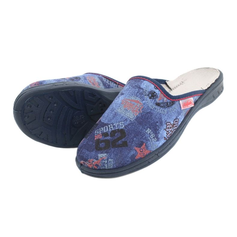 Calçados infantis coloridos Befado 707Y415 vermelho azul 4