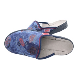 Calçados infantis coloridos Befado 707Y415 vermelho azul 5