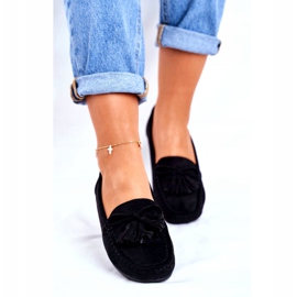 EVE Mocassim feminino camurça 20PB35-2003 preto Donna Mia 2