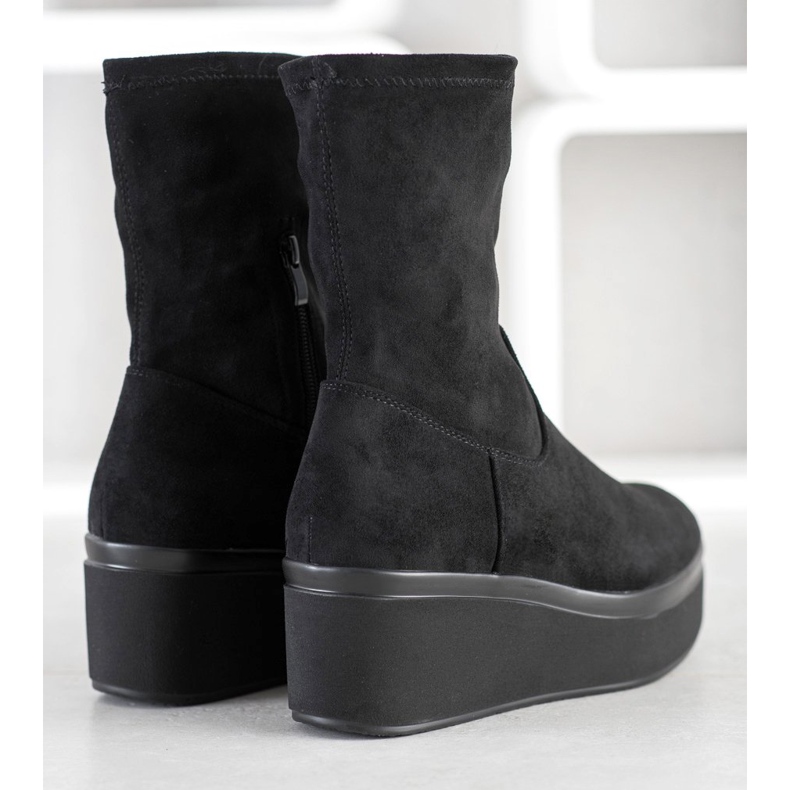 Botas na plataforma Sergio Leone preto 1