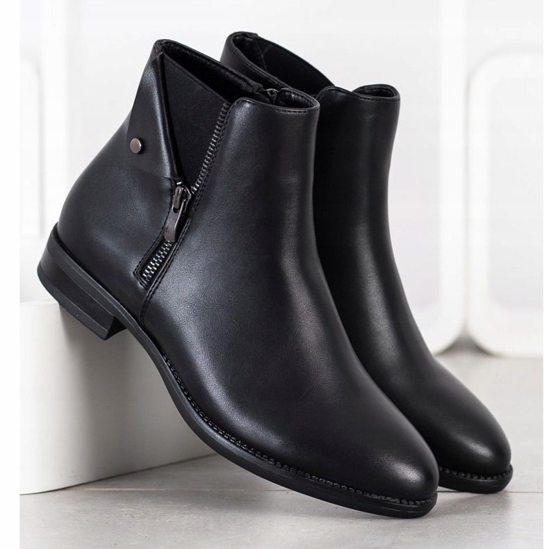 Botas Sergio Leone clássicas preto 1 Botas Sergio Leone clássicas preto 1