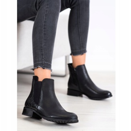Kayla Botas com estampa de cobra casual preto 1