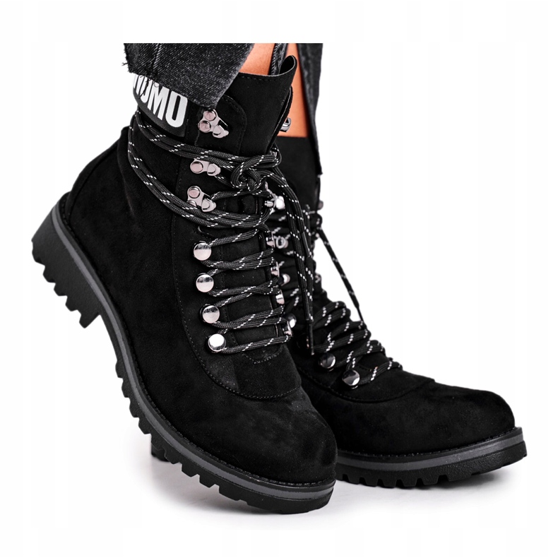 Evento Botas de madeira High Black 9BT35-1331 Black Popsi preto 3